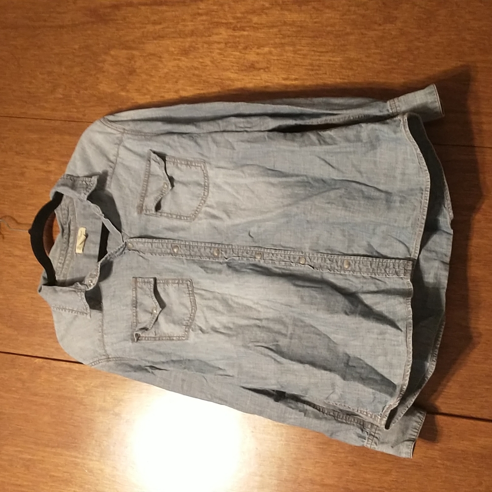 Lucky Brand Chambray Button Down